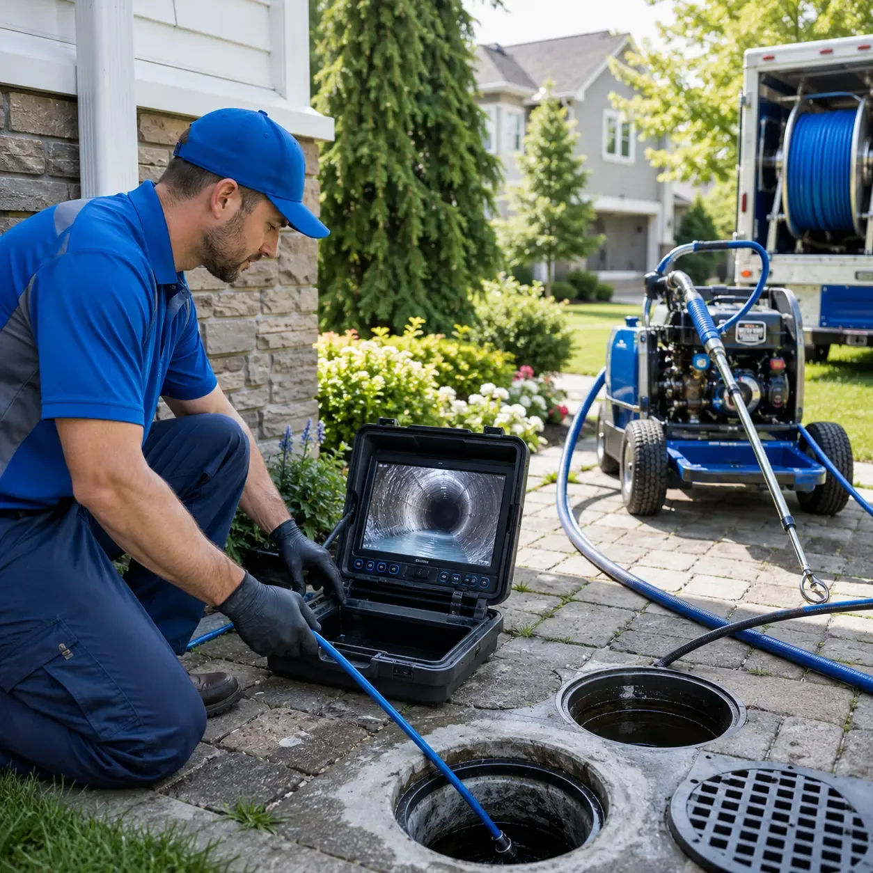 Outdoor drain cleaning professionals serving Dracut, MA